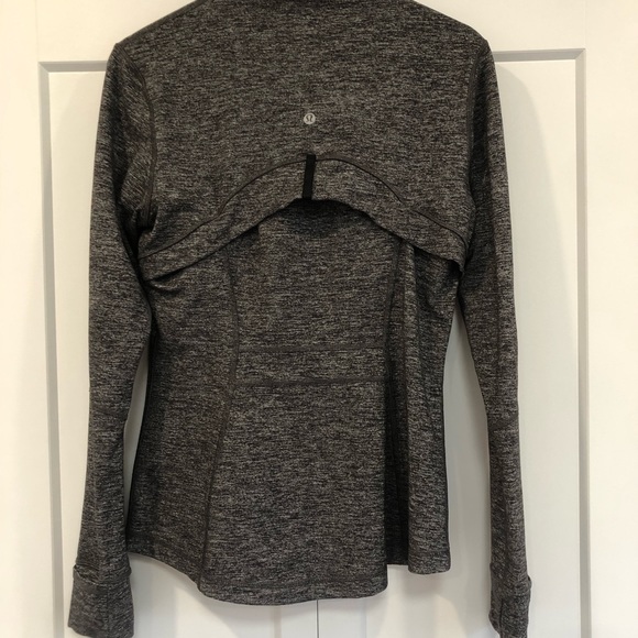 Lululemon Long Sleeve Zip Up, Grey, Size 10 - Picture 6 of 7